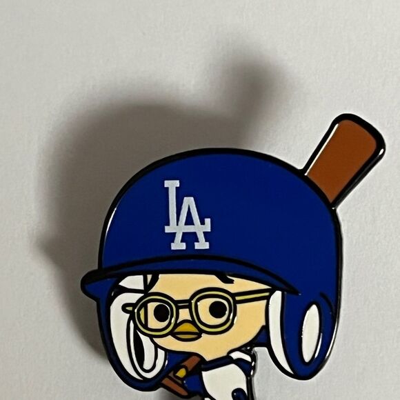LA Dodgers Chicken Little Batter Hat Pin Pins Hats Bag Baseball Fitted New Era - Picture 2 of 8